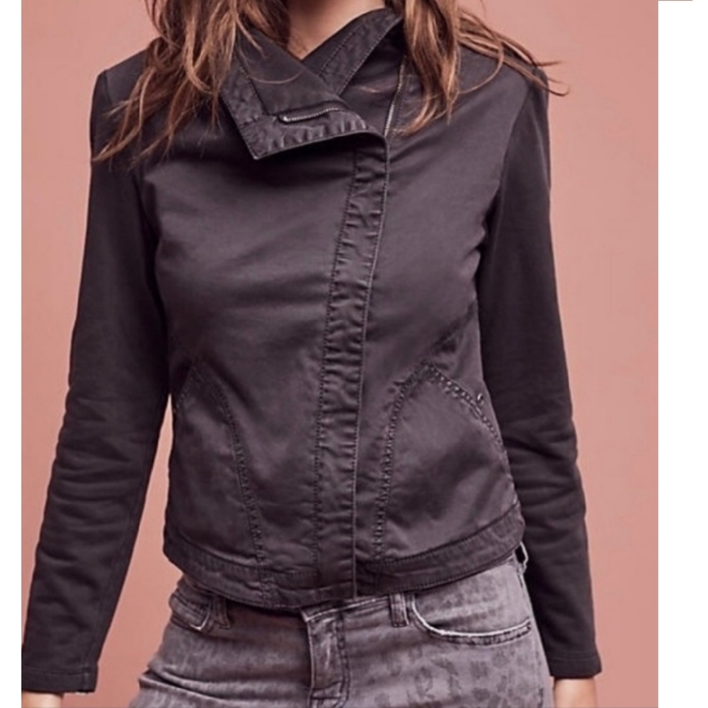 Anthro Marrakech Faravel Moto Jacket